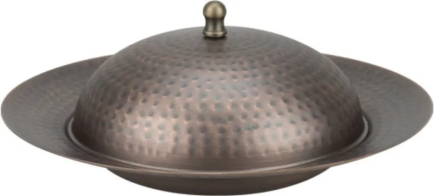 Horecano - Метална чиния за презентация с капак ф27см RUSTIC-(НС-84250)(SG-862100(B))