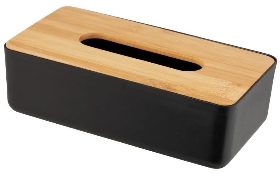 WENKO 25319100 - Козметична кутия ROTELLO 24x12,7 cm черна/кафява