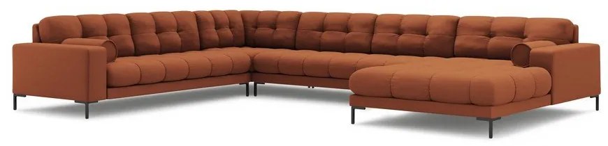 Ъглов диван в тухлен цвят (ляв ъгъл) Bali – Cosmopolitan Design