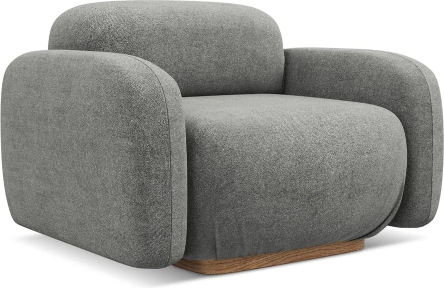 Сив модул за диван от букле Ailani – Makamii