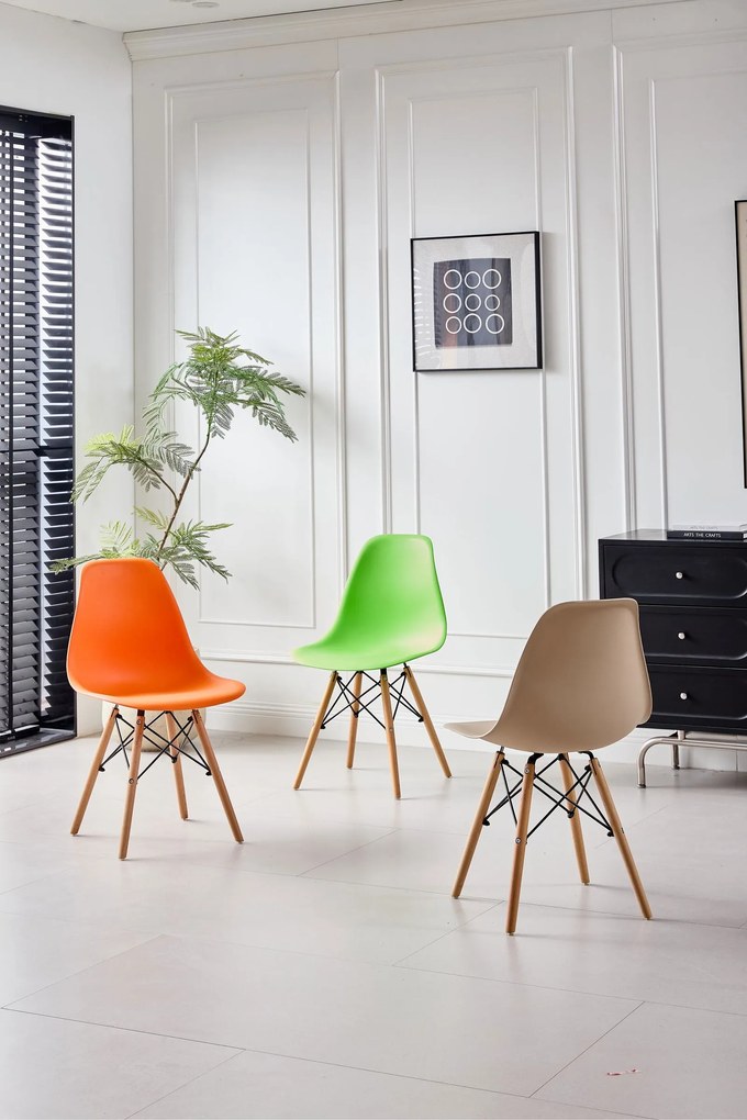 Кухненски стол Fiore KD-оранжев