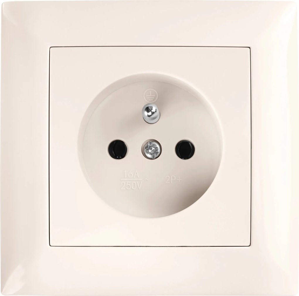 Единична рамка за контакти OSTE JNH013-1F Beige
