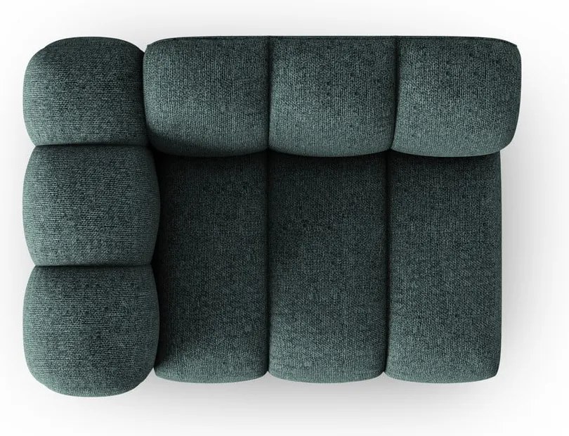 Тюркоазен модулен диван (ляв ъгъл) Lupine – Micadoni Home