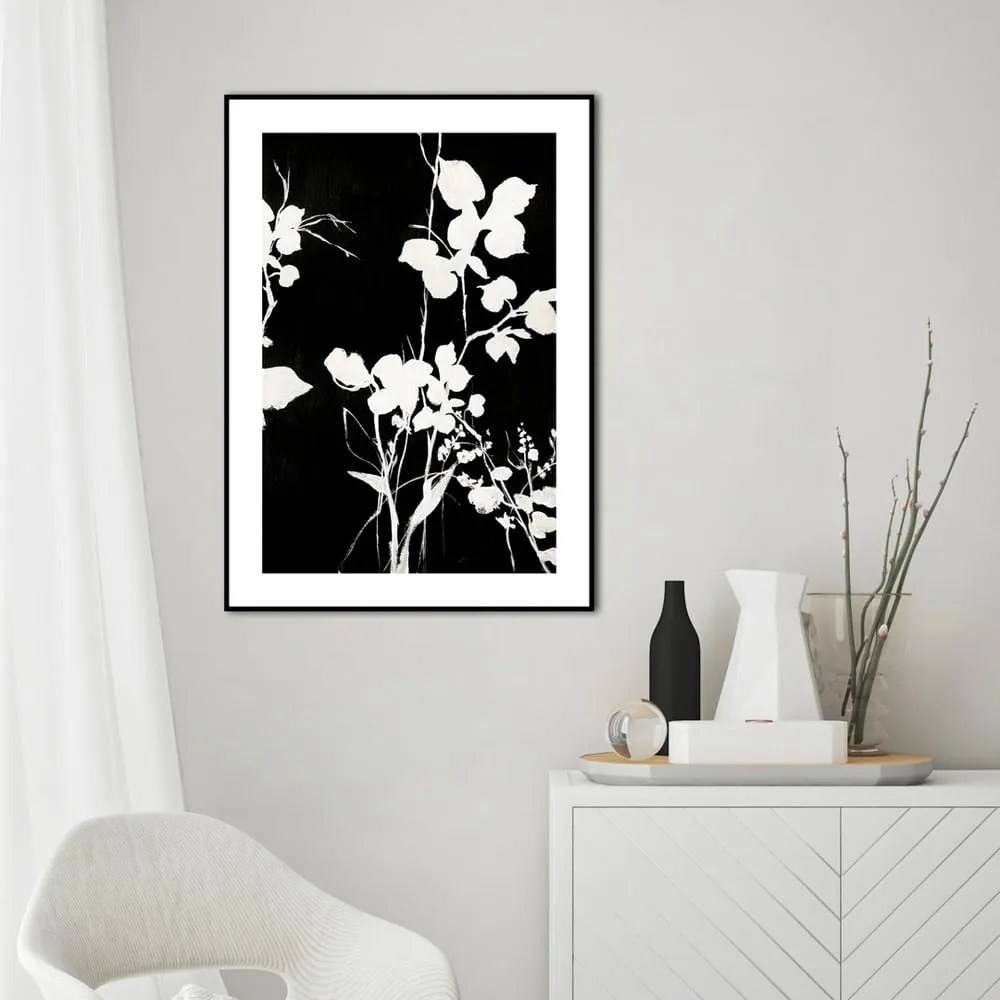Живопис 50x70 cm Silhouet Leaves - Malerifabrikken
