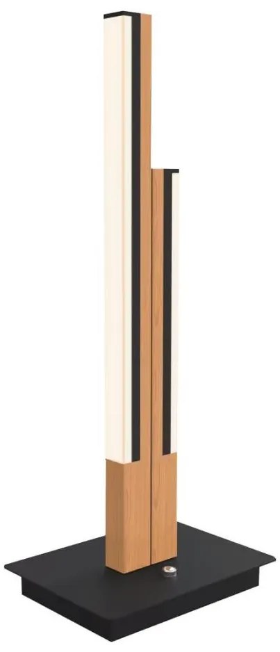 Wofi 8031-206 - LED настолна лампа PALERMO LED/10,5W/230V каучуково дърво