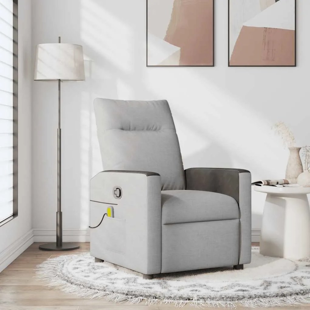 Sonata H Масажен стол за лежанка Cloud Grey Fabric