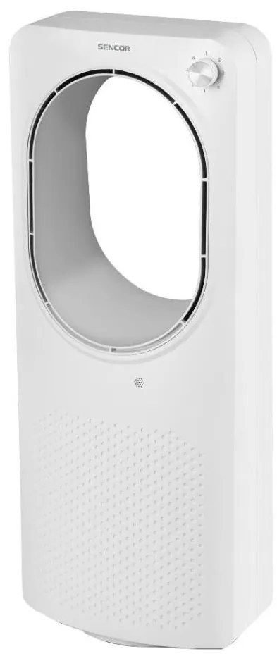 Sencor - Подов безперков вентилатор 50W/230V бял