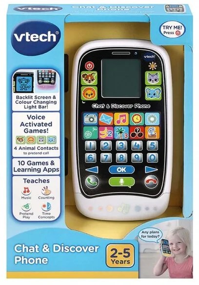 Интерактивна играчка, Vtech, Chat & Discover phone