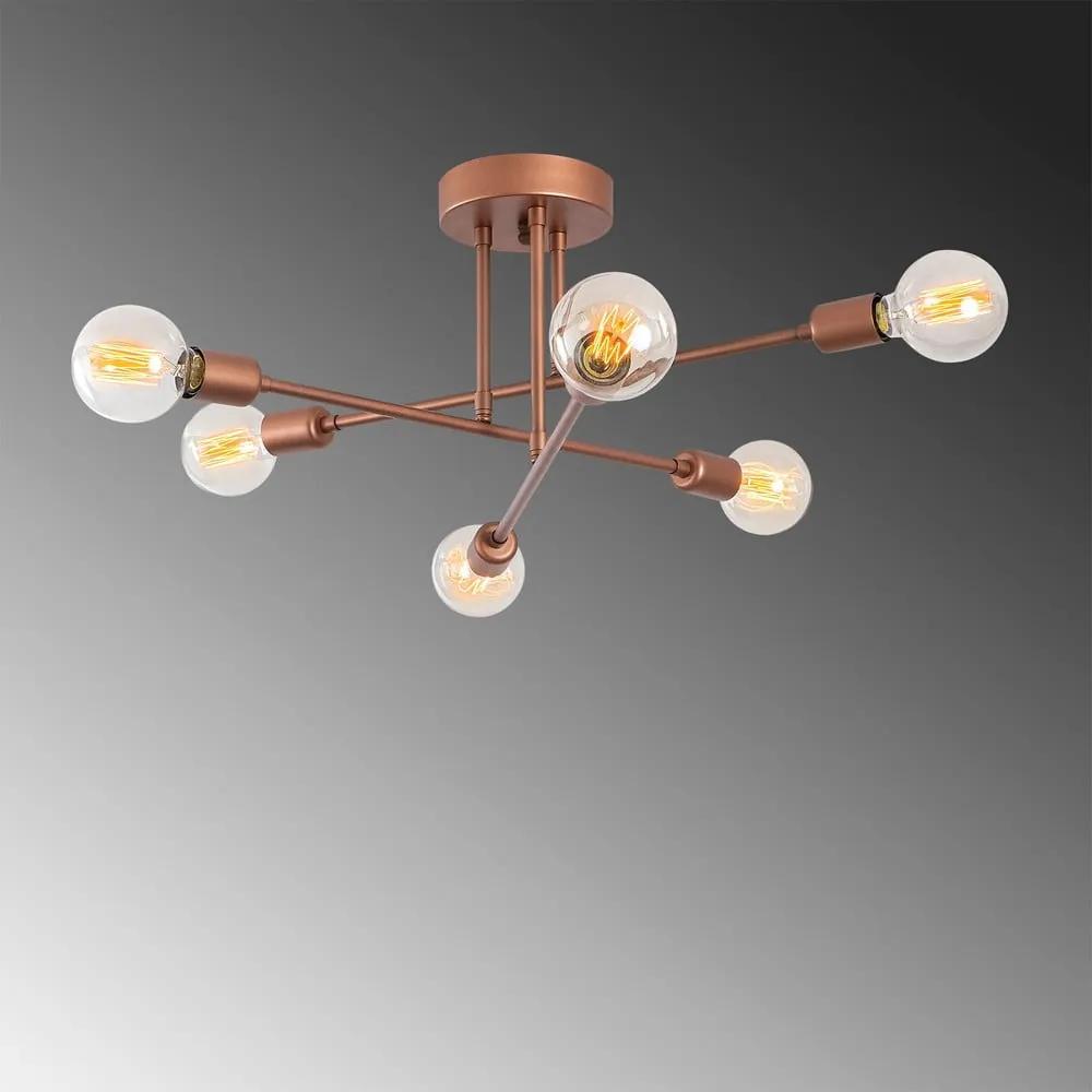 Висяща лампа в бронзов цвят Flower - Opviq lights