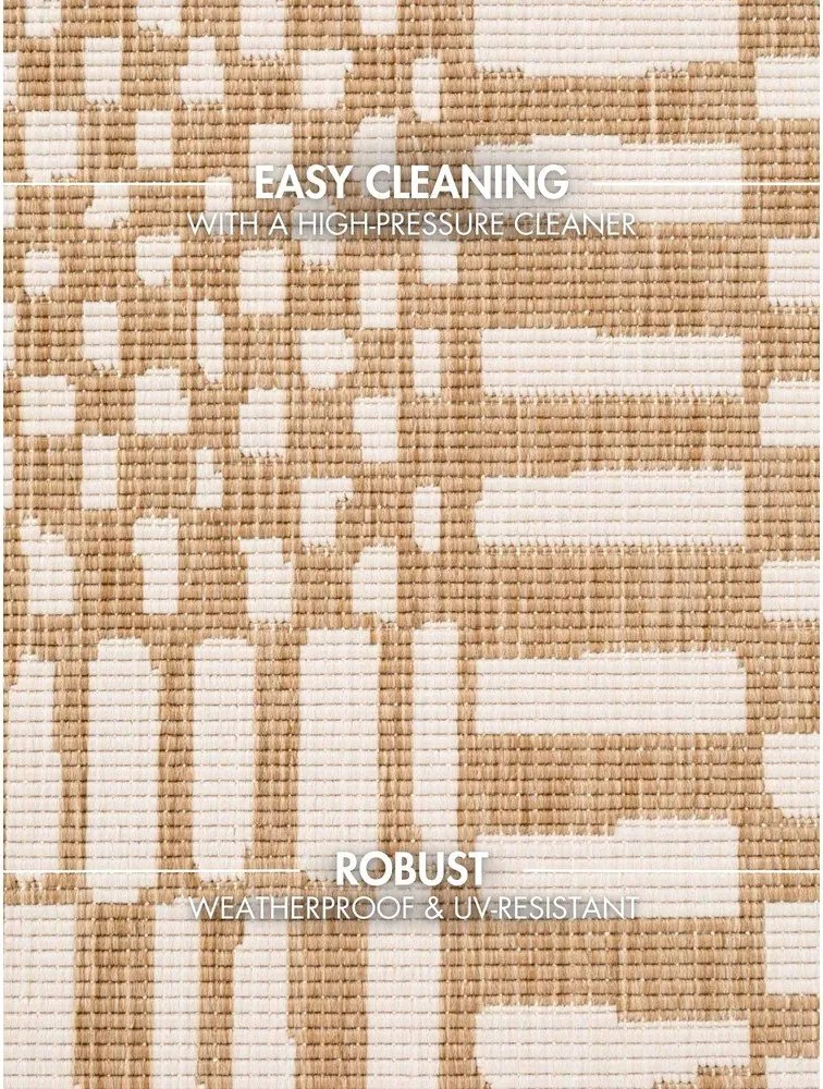 Кремав/в естествен цвят килим за открито и закрито 160x230 cm Haringey Barkham – Ted Baker