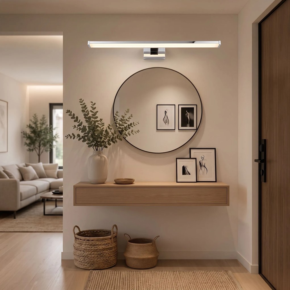 АПЛИК ЗА БАНЯ LED 8W 40CM APP368-1W CHROM