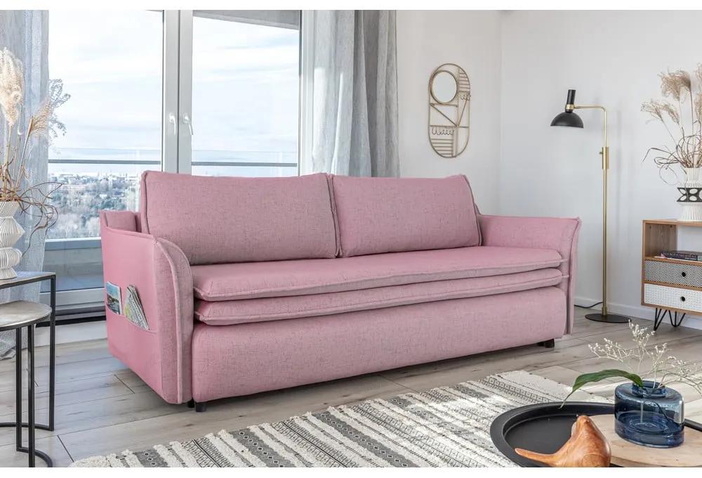 Розов разтегателен диван Charming Charlie - Miuform
