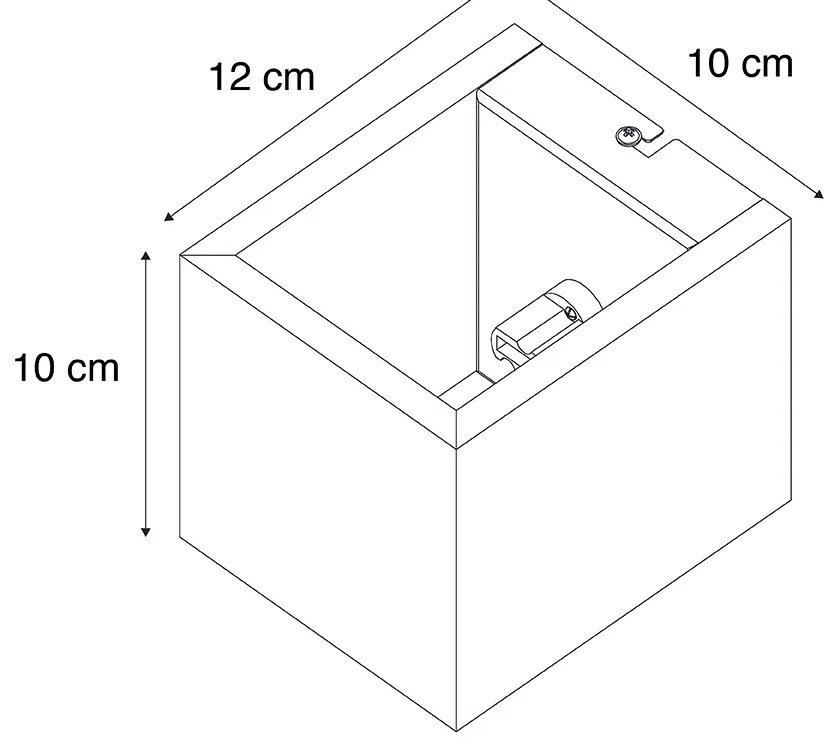 Комплект от 2 интелигентни стенни лампи орехово дърво с WiFi G9 - Transfer