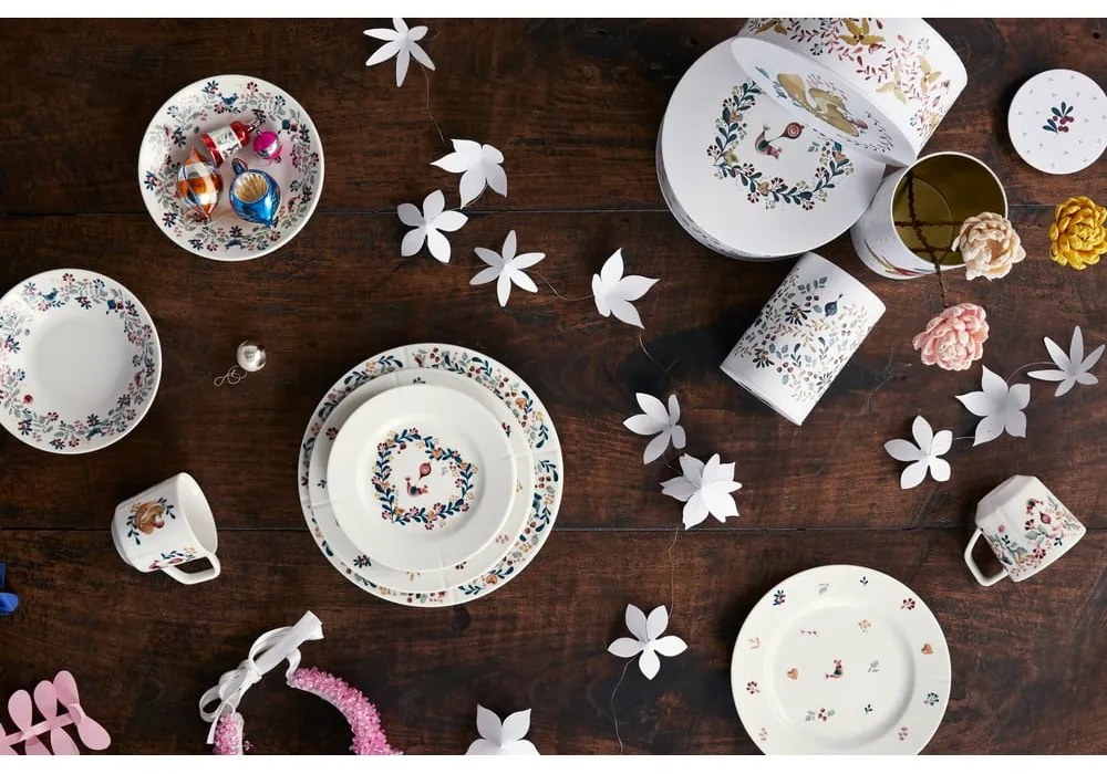 Бяла порцеланова чиния ø 23 cm Grand Cru Cottage – Rosendahl