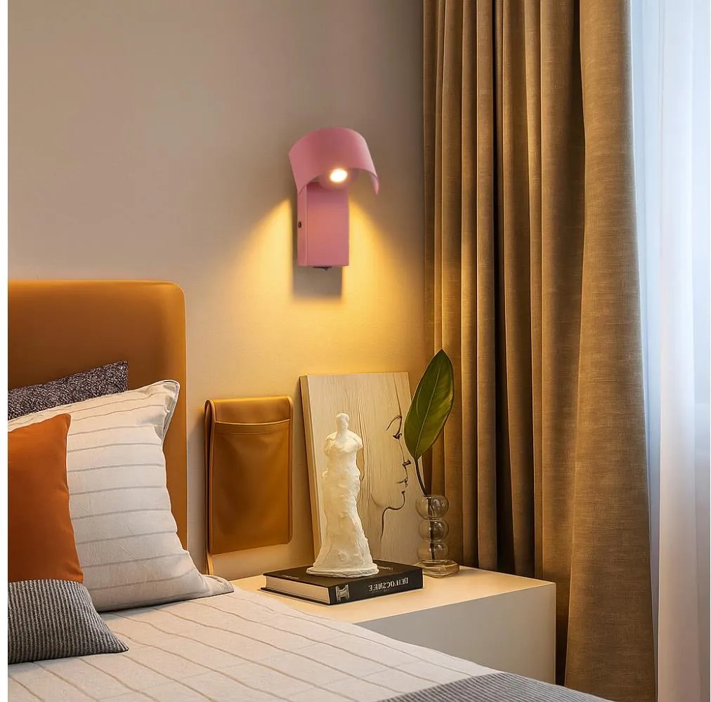 Brilagi - LED стенна лампа VASTO LED/3W/230V розова