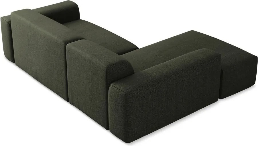 Зелен ъглов диван (ляв ъгъл) Keli – Makamii