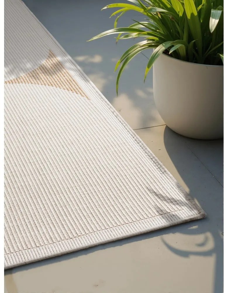 Килим за открито и закрито в цвят слонова кост и бежово 120x170 cm Duet Bowen – NORTHRUGS