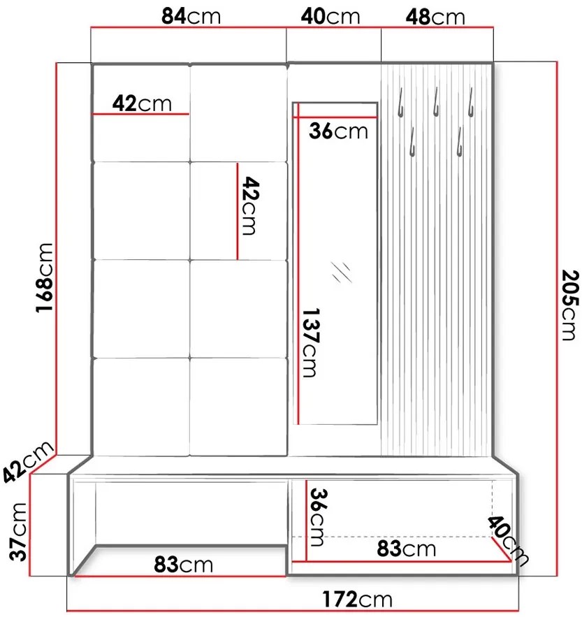 Гардероб Premium I-Leuko