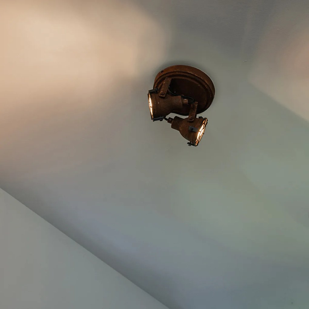 Индустриален прожектор ръждив 2-светлина - Sorra