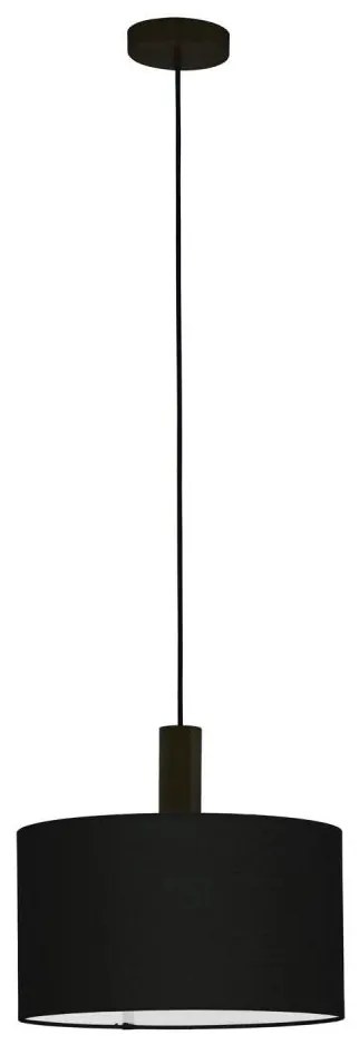 Eglo 33354 - Полилей на кабел AMANI 1xE27/60W/230V Ø 38 см, черен