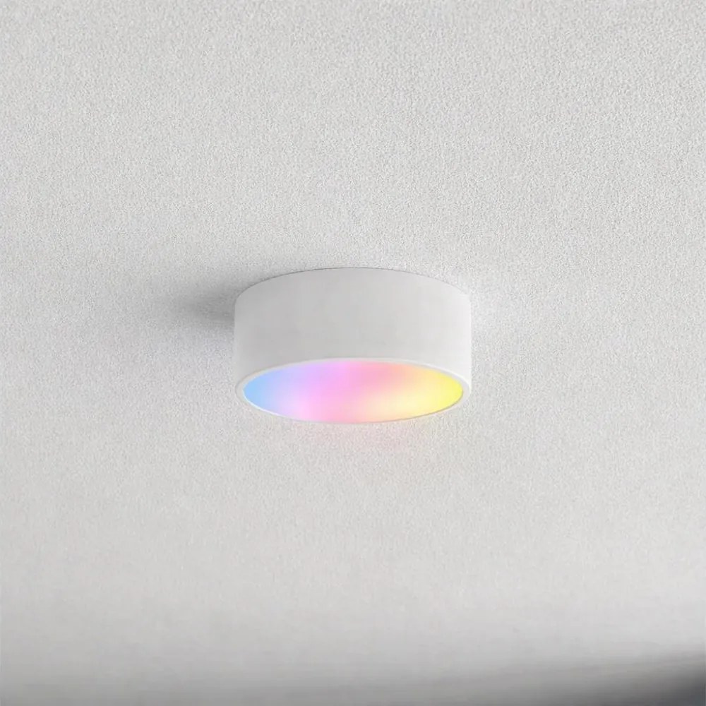 Brilagi - LED RGBW димируемо таванно осветително тяло за баня CLARE 1xE27/9W/230V IP54 Wi-Fi бяло