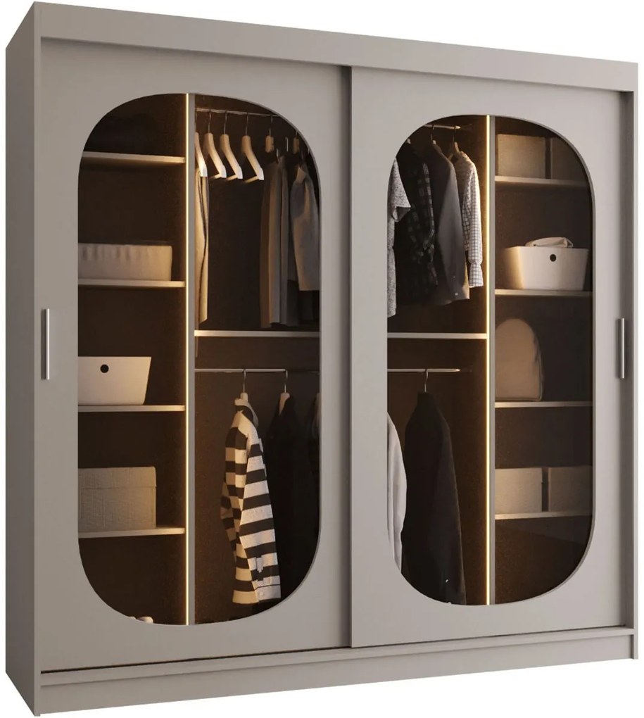 Гардероб Бахрайн 200 плъзгащ-Кашмир