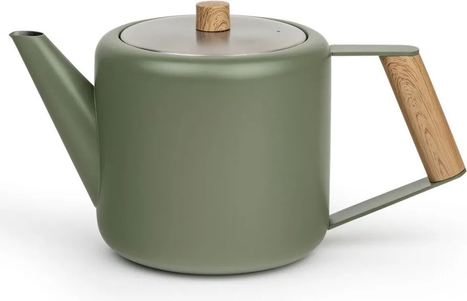 Зелен чайник от неръждаема стомана 1,1 l Duet Boston – Bredemeijer