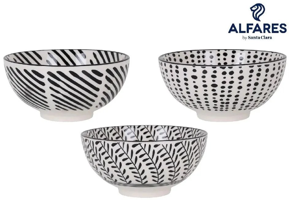 Сет японска купа LA MEDITERRANEA Nomi, 16x7 cm, Порцелан, 6 бр