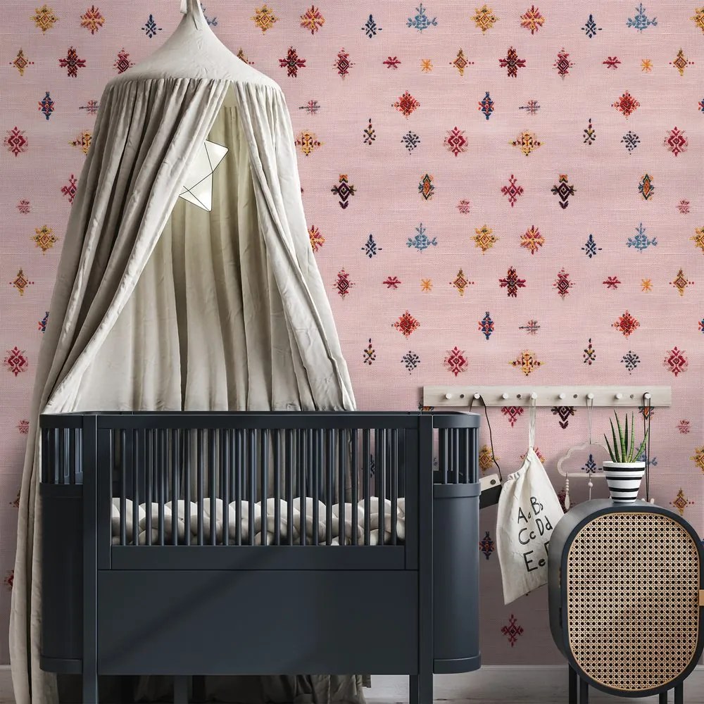 Самозалепващ тапет – Пастелни етно мотиви