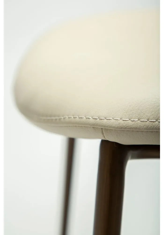 Трапезен стол от имитация на кожа в цвят слонова кост Zone – DAN-FORM Denmark