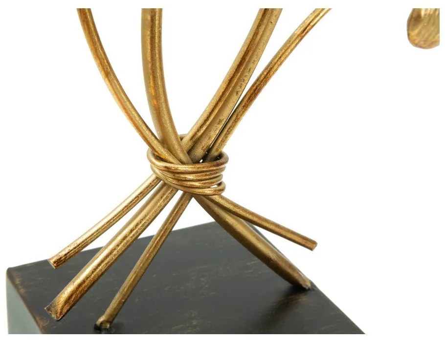 Железен свещник в златист цвят Oasis Iris - Mauro Ferretti