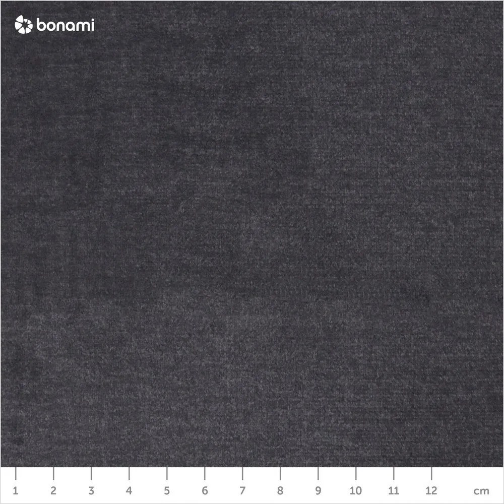 Тъмносив кадифен разтегателен диван с място за съхранение 247 cm Lazaro – ELTAP