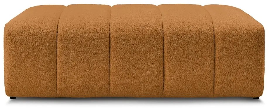 Табуретка от прежда с примки от букле в цвят горчица Annecy – Bobochic Paris