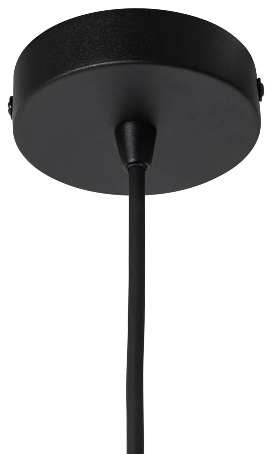 Дизайнерски висящ аплик черен с опал - Angela