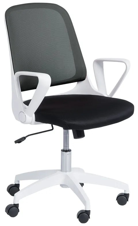 Работен стол Carmen 7033 - сиво - черен