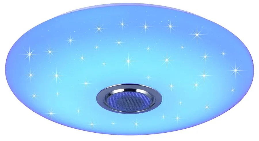 Бяло LED осветително тяло за таван ø 58 cm Musica – Trio