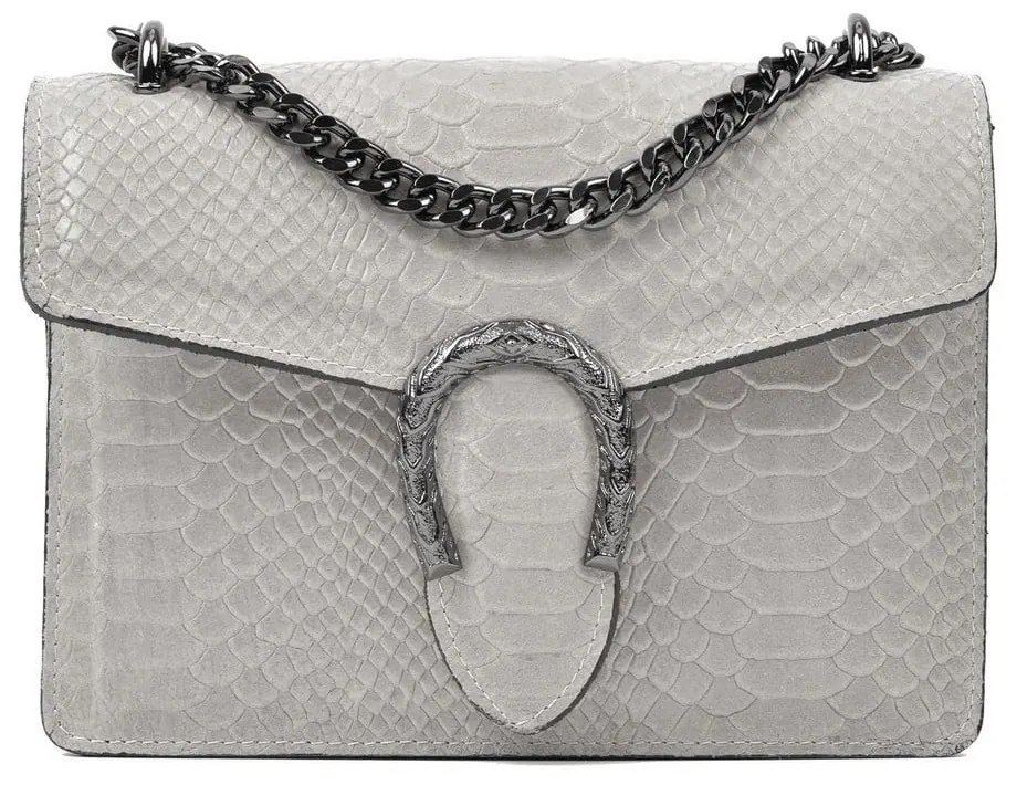 Бежова кожена чанта Fiona - Renata Corsi