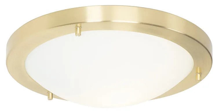 Интелигентна таванна лампа златиста 31 см IP44 с WiFi A60 - Yuma