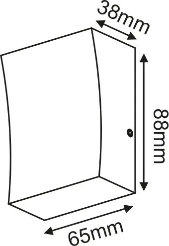 Аплика Градина LED Troy Square-височина: 9 См.