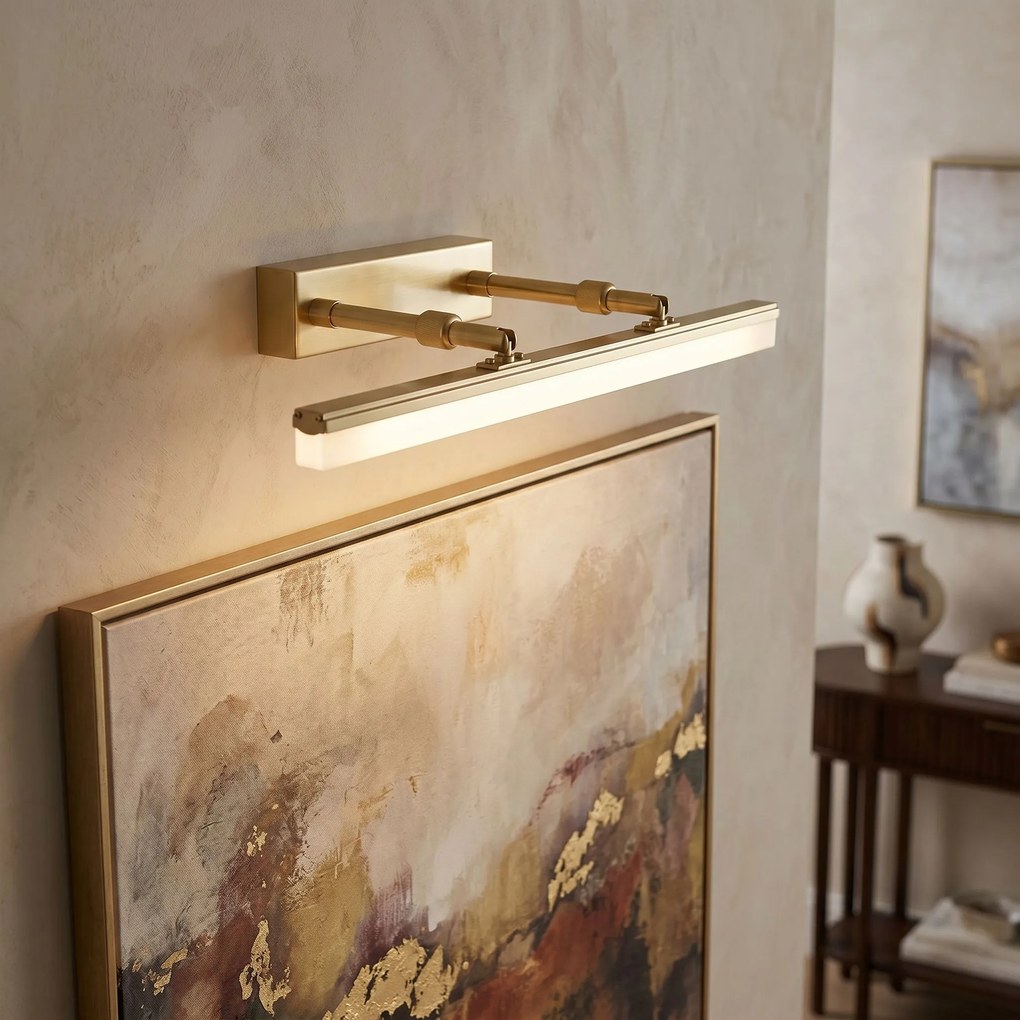 Stenen LED aplik za banya APP1875-1W 40cm BRUSH GOLD