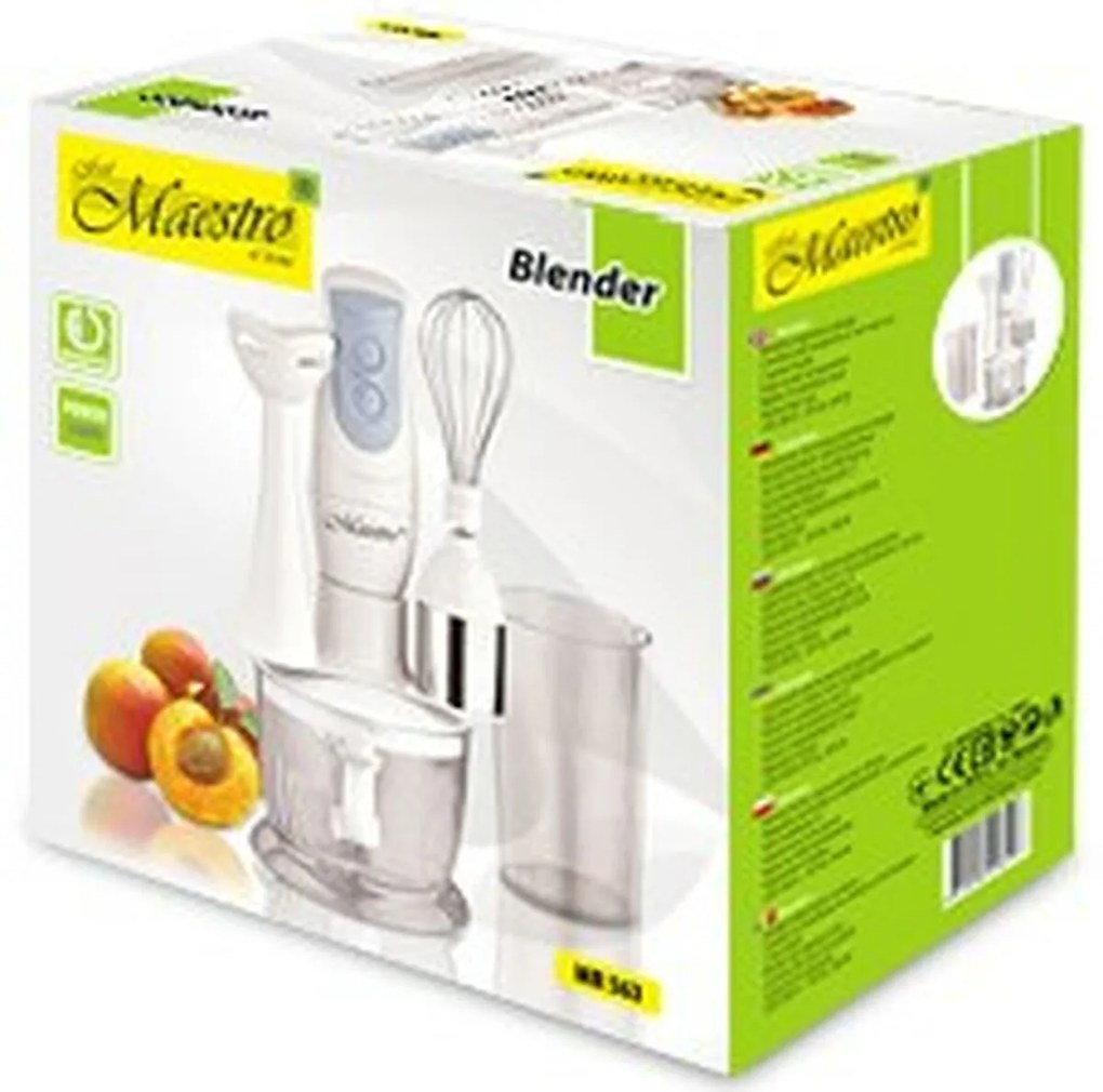 Блендер с чаша Feel Maestro MR-563 Бял 300 W 600 ml