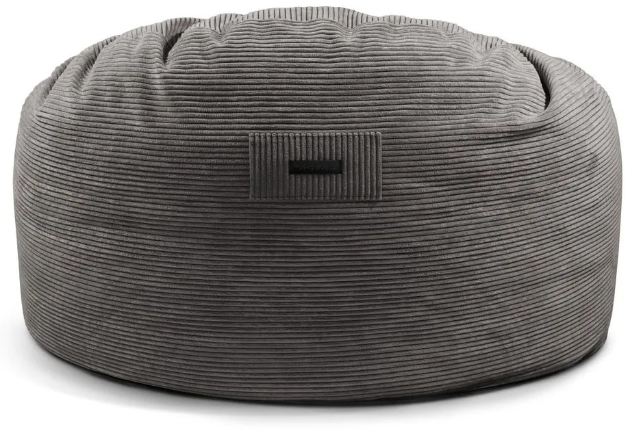 Пуф от рипсено кадифе в цвят горчица Om 135 – SLOWDOWN