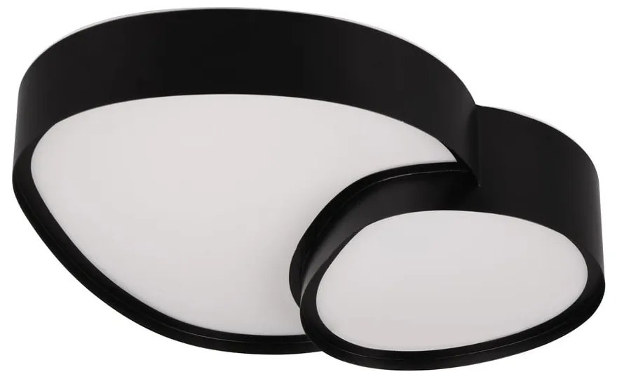 Черна LED светлина за таван 36x43,5 cm Rise - Trio