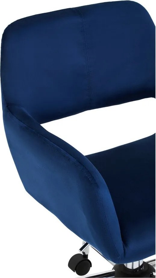 Син тапициран офис стол Brent – Premier Housewares