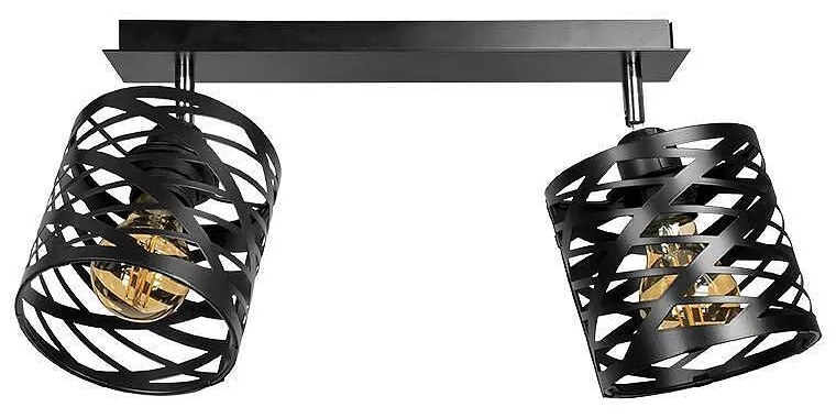 Спот НЕО, черен, 2xE27