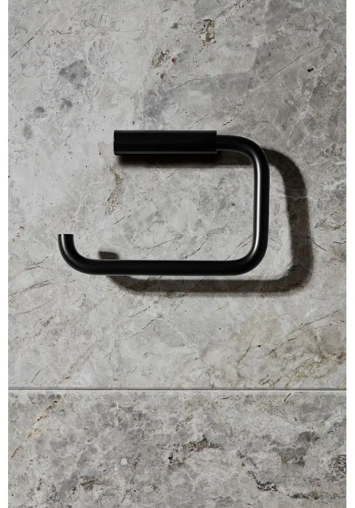 Черен стенен държач за тоалетна хартия Modo - Blomus