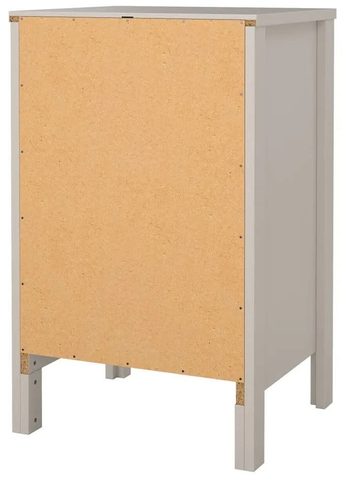 Сиво-бежово нощно шкафче Madrid – Tvilum