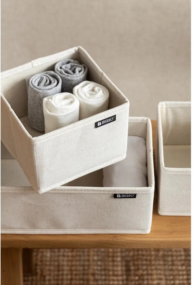 Текстилни органайзери за шкаф 3 бр. Soft Storage – Bigso