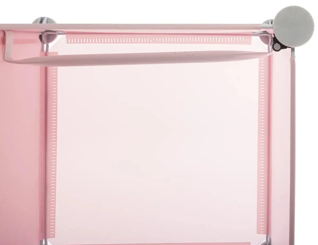 Детски текстилен гардероб atmosphera, 139 cm, Розов