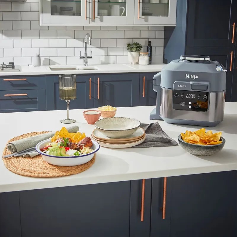 Мултикукър под налягане NINJA ON400EU, 1760W, 5.7L, Speedi Meals, 10 програми, Сив